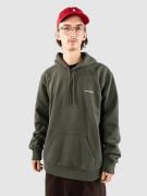 Carhartt WIP Script Embroidery Sweat Hoodie opuntia/white