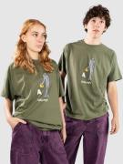 Autumn Headwear Game On T-Shirt military green