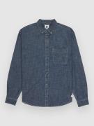 Element Button Down Regular Chambray Skjorta chambray blue