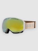 Sinner Emerald Matte Light Grey Goggle double full gld mrror vnt