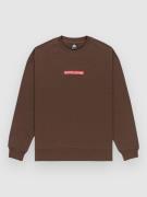 Quiksilver DNA Crew Tröja chocolate brown