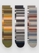 Stance Curren 3 Pack Strumpor green