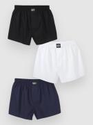 Lousy Livin Plain 3Pack Boxershorts black/white/navy
