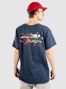 Santa Cruz X Stranger Things Eddie Slasher T-Shirt blue dusk