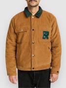 RVCA Post Dayshift Cord Jacka camel