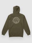 Salty Crew Skewed Hoodie med Dragkedja dusty olive