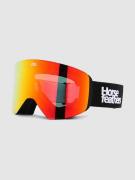 Horsefeathers Colt Black + Bonus Lens Goggle mirror red