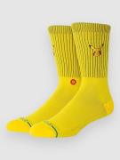 Stance Pikachu Crew Socks yellow
