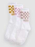 Vans Classic Check Crew Strumpor pink dawn