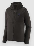 Patagonia R1 Thermal Full Hoodie med Dragkedja black
