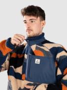 Passenger Offroad Recycled 1/2 Zip Half-Zip Fleecetröja vista patchwor...