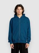 Volcom Single Stone Hoodie med Dragkedja cosmic blue