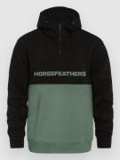 Horsefeathers Fulton Hoodie black/iceberg green