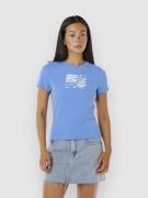 Rip Curl Oceanic Fitted T-Shirt blue