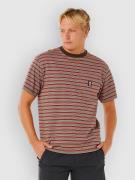 Rip Curl Search Stripe T-Shirt coffee