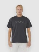 Rip Curl Vaporcool 3 Stacks T-Shirt washed black