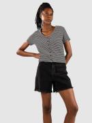 Levi's Muse T-Shirt vanilla stripe caviar rib