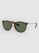 Ray-Ban Erika Light Havana Solglasögon dark green