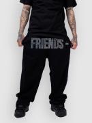 VLONE Friends Rhinestone Sweat Byxor silver