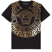 Versace Logo Print T-shirt Svart 5 år