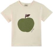 Kuling Santorini GOTS T-shirt Med Äpple Gräddvit 122/128 cm