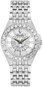 Bulova Damklocka 96L278 Crystal Silverfärgad/Stål Ø32 mm