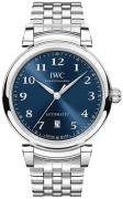 IWC Herrklocka IW356605 Da Vinci Blå/Stål Ø40 mm