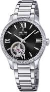 Festina Damklocka F20485-2 Svart/Stål Ø34 mm