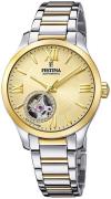 Festina Damklocka F20489-2 Gulguldstonad/Gulguldtonat stål Ø34 mm