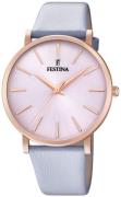 Festina Damklocka F20373-1 Rosa/Läder Ø38 mm