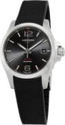 Longines Herrklocka L3.716.4.56.9 Conquest V.H.P. Svart/Gummi Ø41 mm