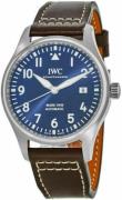 IWC Herrklocka IW327010 Pilots Classic Blå/Läder Ø40 mm