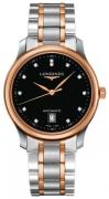 Longines Herrklocka L2.628.5.59.7 Master Svart/Roséguldstonat stål