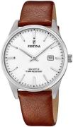 Festina Herrklocka F20512-2 Vit/Läder Ø39 mm