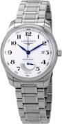 Longines Herrklocka L2.908.4.78.6 Master Silverfärgad/Stål Ø40 mm