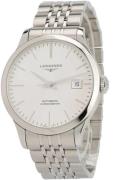 Longines Herrklocka L2.820.4.72.6 Record Silverfärgad/Stål Ø38.5 mm