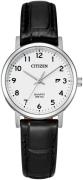 Citizen Damklocka EU6090-03A Classic Vit/Läder Ø28 mm