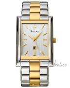 Bulova Herrklocka 98B001 Bracelet Herr Silverfärgad/Stål 33x29 mm