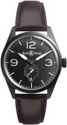 Bell & Ross Herrklocka BRV123-BL-CA-SCA BR 123 Svart/Läder Ø41