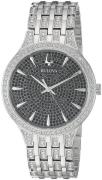 Bulova Herrklocka 96A227 Svart/Stål Ø40 mm