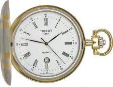 Tissot T83.8.553.13 T-Pocket Savonnette Quartz Vit Ø48.5 mm