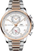 IWC Herrklocka IW390703 Portugieser Silverfärgad/18 karat roséguld