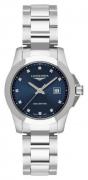 Longines Damklocka L3.376.4.97.6 Conquest Ladies Blå/Stål Ø29.5 mm