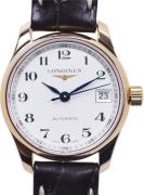 Longines Damklocka L2.128.8.78.3 Master Silverfärgad/Läder Ø25.5 mm