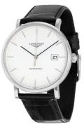 Longines Herrklocka L4.910.4.12.2 Elegant Vit/Läder Ø39 mm