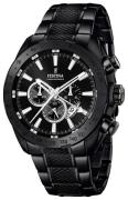 Festina Herrklocka F16889-1 Sport Svart/Stål Ø44 mm