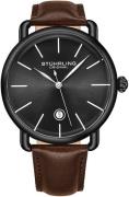 Stührling Original Herrklocka 3913.3 Symphony Svart/Läder Ø42 mm