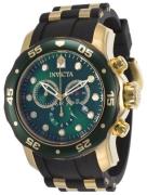 Invicta Herrklocka 17886 Pro Diver Grön/Gulguldtonat stål Ø48 mm