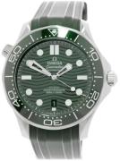 Omega Herrklocka 210.32.42.20.10.001 Seamaster Diver 300M Grön/Gummi