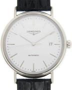 Longines Herrklocka L4.922.4.12.2 Presence Vit/Läder Ø40 mm